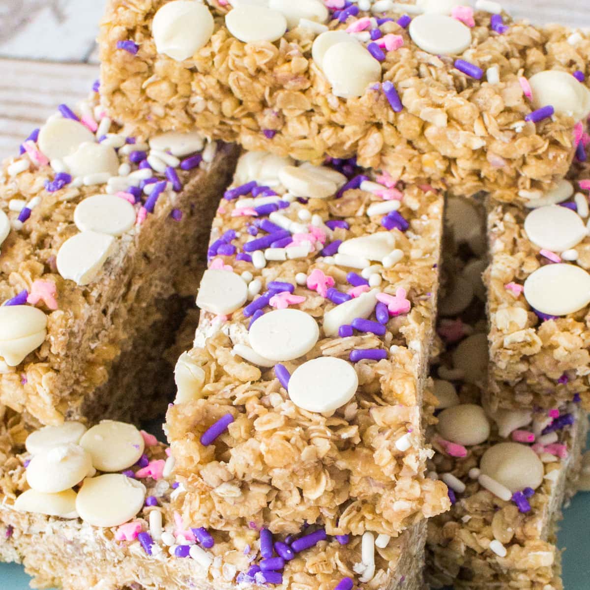 Make-Ahead Birthday Cake Granola Bars for On-the-Go Snacking